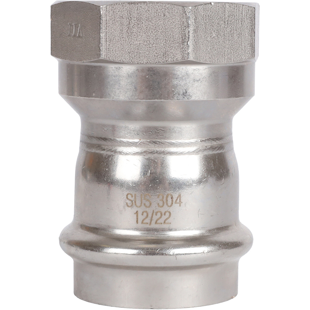 ROMMER Переходник с ВР 42x1 1/2" из нержавеющей стали прессовой