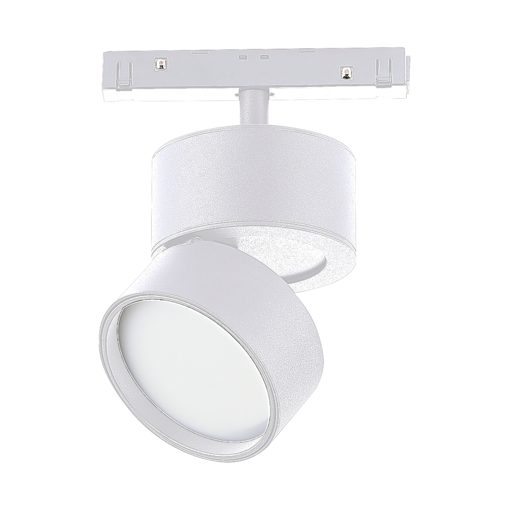 ST809.546.09 Магнитный трековый светильник Белый LED 1*9W 4000K 700Lm Ra&gt;90 120° IP20 D85xH126 48V SKYLINE 48