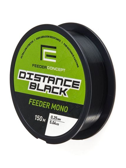 Леска монофильная Feeder Concept Distance Black 150 м, 0,25 мм
