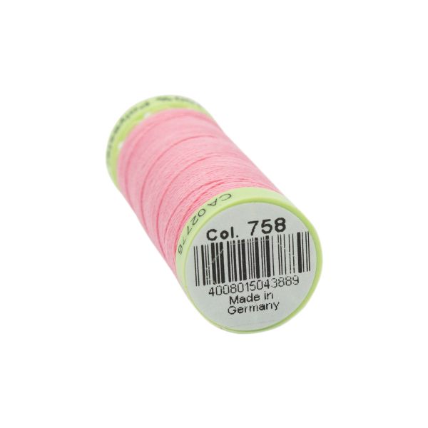 Нитки отделочные Gutermann Top Stitch 30 (30 метров), 5 кат. | 758 розовый