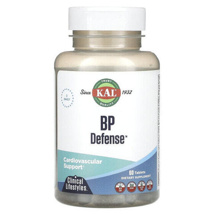 Для сердца и сосудов KAL, BP Defense, 60 таблеток