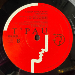 Винтажная виниловая пластинка LP T'Pau China In Your Hand (UK 1987) Maxi Single 45 RPM