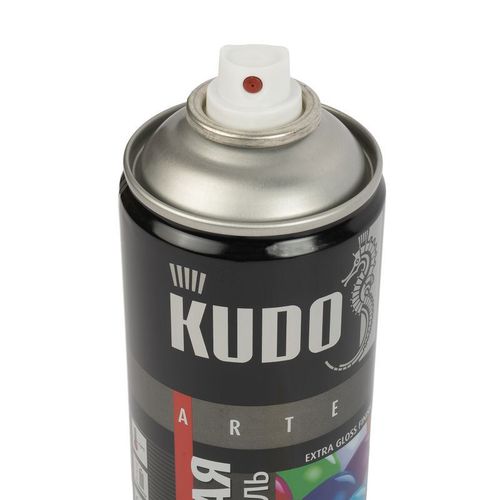 Эмаль универсальная акриловая KUDO RAL 8017 коричневая высокоглянцевая 520 мл