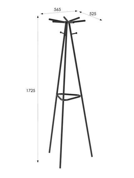 Вешалка напольная Галилео 217 черный