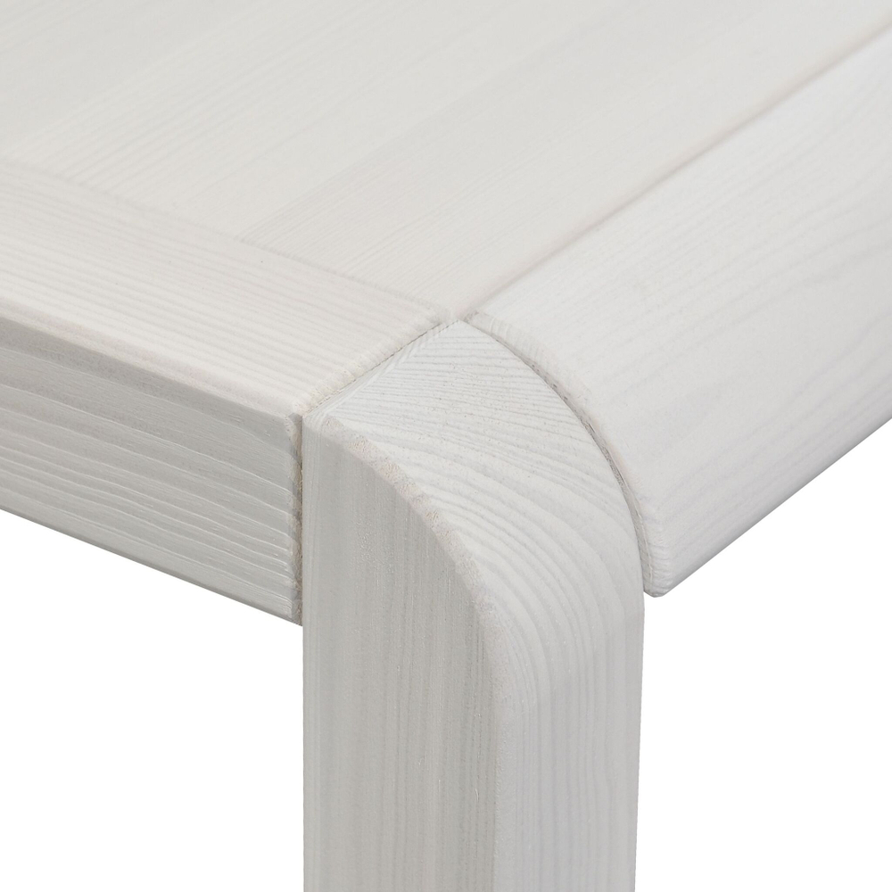 Стол письменный Мадейра 130х69х74 см из сосны, белый