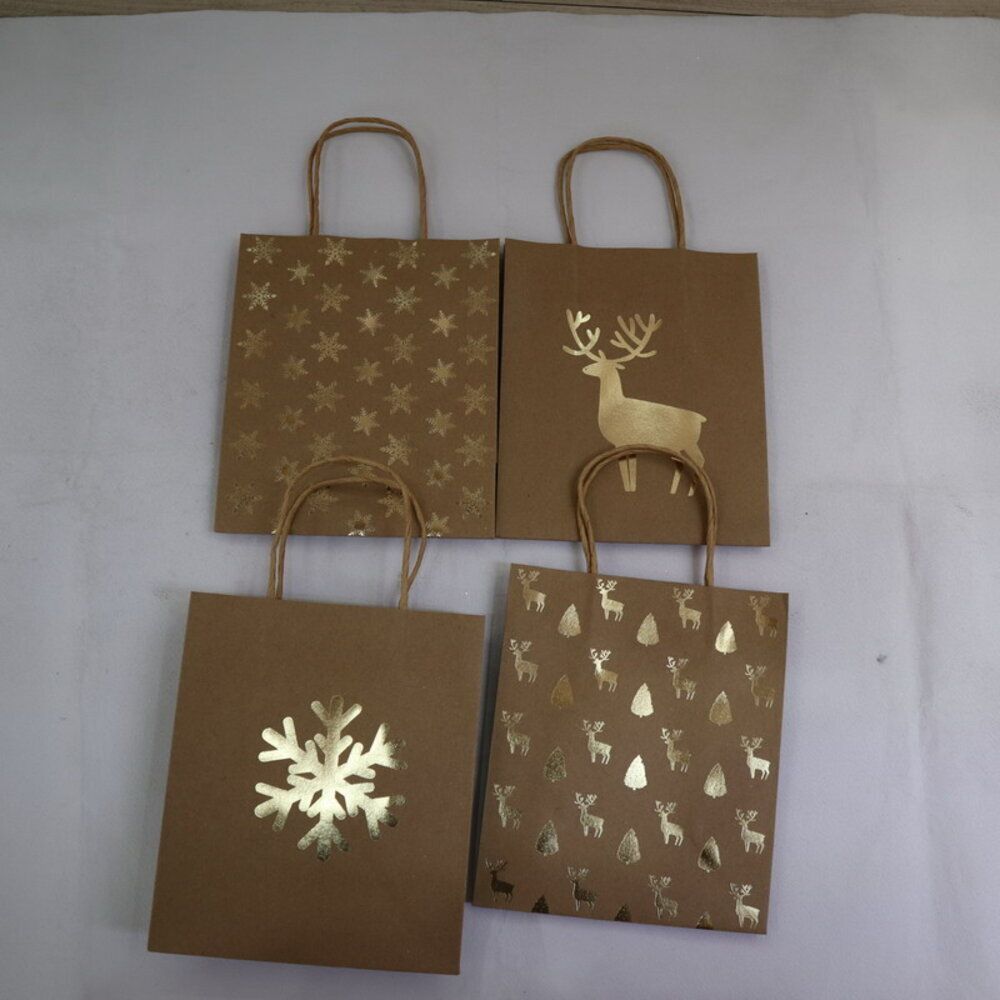 GAEM Пакет подарочный (бумага 210г/м2, блок 12шт), L24 W12 H31 см, 4в.