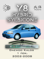 Щетки стеклоочистителя HUOYE Y8 550/400 мм на Daewoo Kalos | Hook/J-Hook