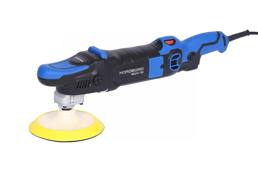 NORDBERG (NE414-150) Полировальная машинка, диск 150 мм, 450-1950 об/мин, 1200 Вт