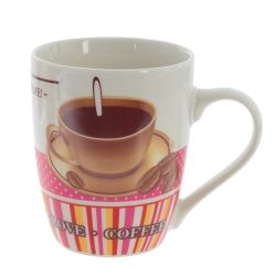 GAEM Кружка (кратность 6 шт), 350 мл, L11 W8 H10,5 см, 3в., (сорт 1,2)