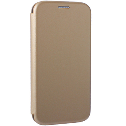 Чехол-книжка кожаный Fashion Case Slim-Fit для Samsung A8 (2018) Gold Золотистый