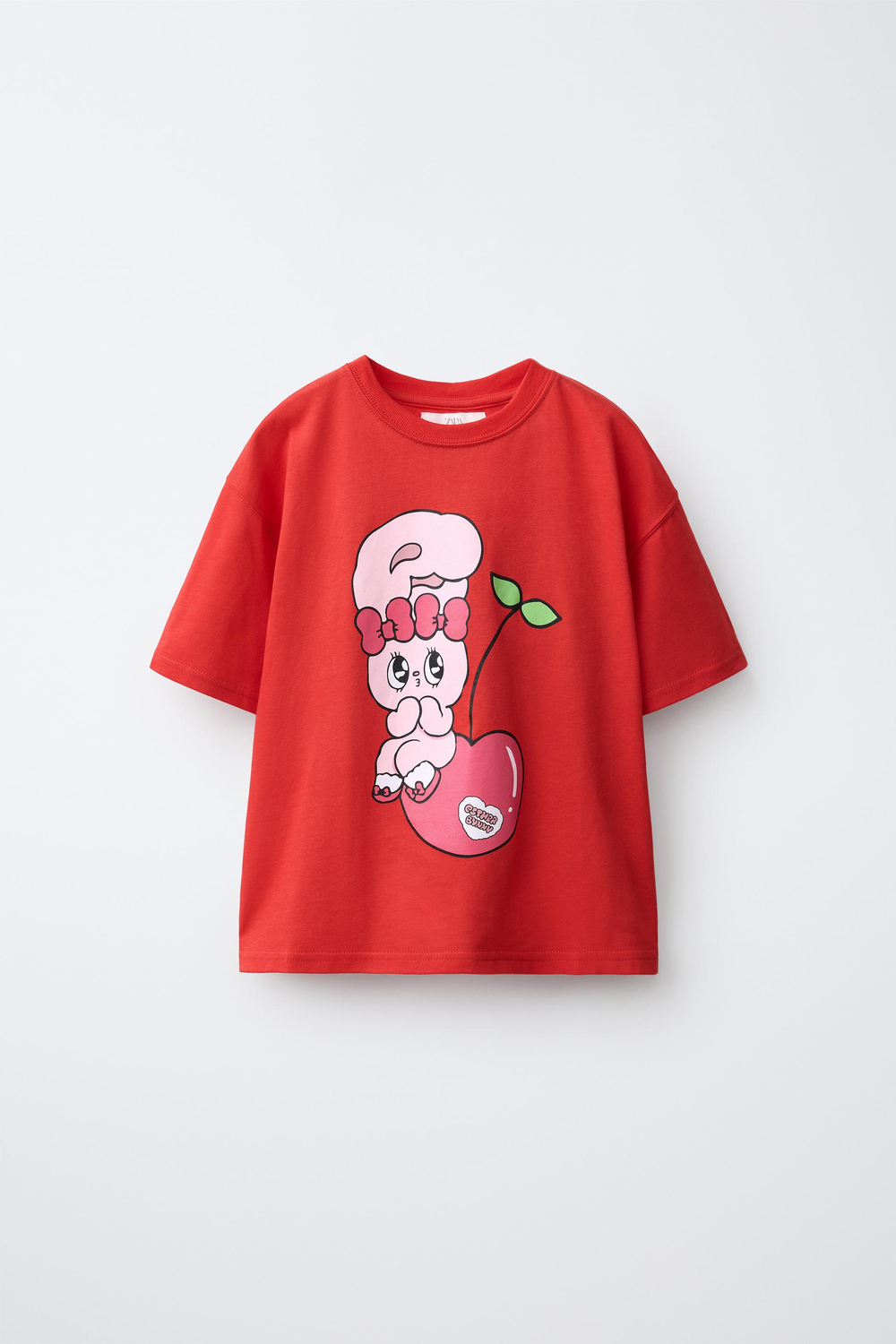 ZARA ФУТБОЛКА ESTHER BUNNY ©, КРАСНЫЙ