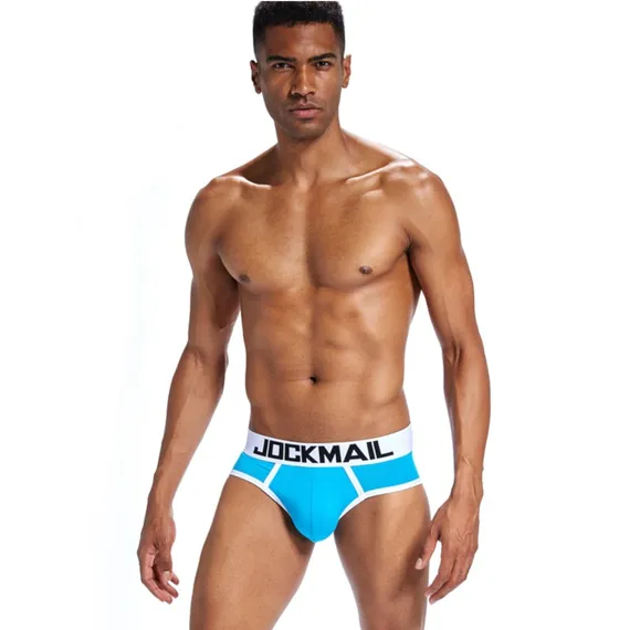 Мужские трусы джоки синие JOCKMAIL JM4044-9