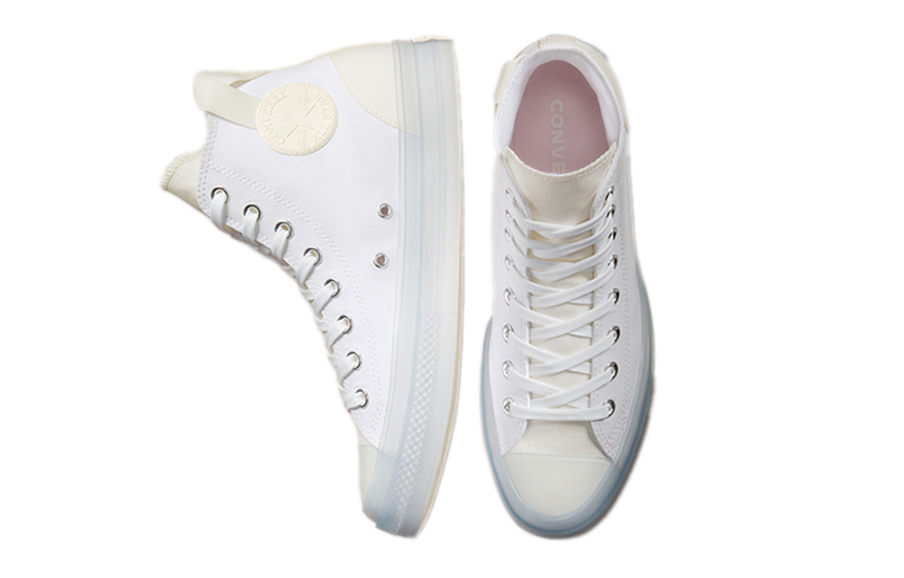 Converse All Star CX chuck taylor Jelly Bottom Non-Slip Wear-Resistant Lightweight High Canvas Pair White