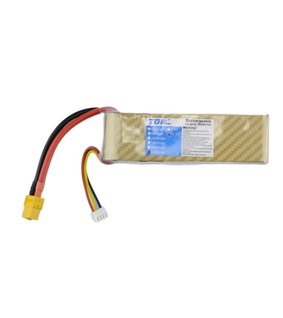 Аккумулятор Li-Po 2200mAh, 11,1V, 20C для самолета Top RC Riot