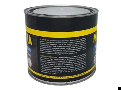 Мастика резинобитумная 1,8 кг COLORIT