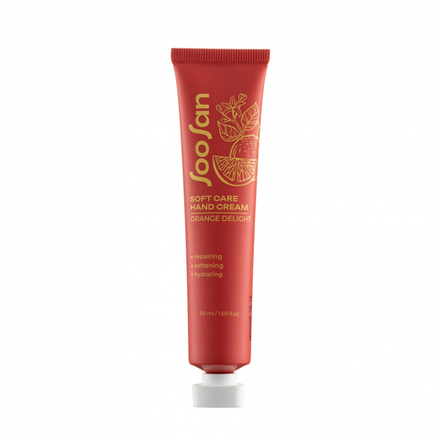 SOOSAN Soft Care Hand Cream Orange Delight Увлажняющий крем для рук с ароматом апельсина 50мл