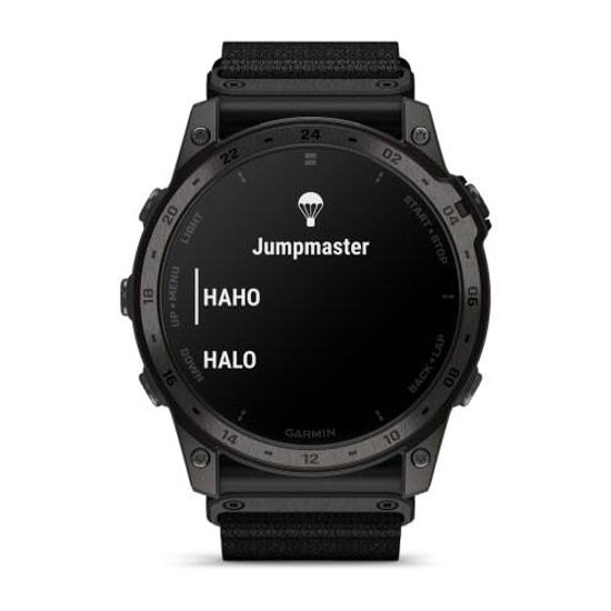 Умные часы Garmin Tactix 7 Amoled edition, черный нейлоновый ремешок