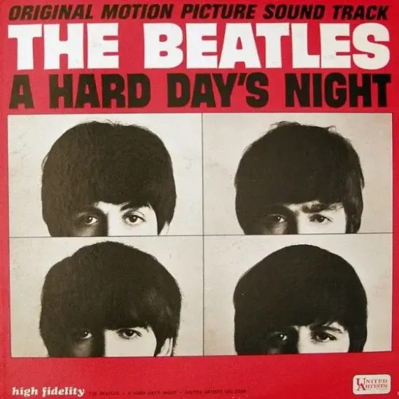 The Beatles – A Hard Day&#39;s Night (Original Motion Picture Sound Track, US Version) LP