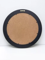 Рама круглая багетная для творчества и фотографий черная