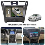 Магнитола для Lexus LS460 2006-2009 (до рестайлинга, рамка 10) - Carmedia SF-1303-1 IPS, Android 10, 8 ядер (TS18), 4G SIM-слот