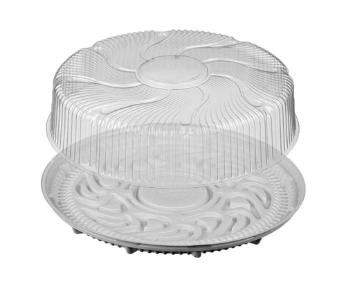 Контейнер для пирога РН-1027 комплект с крышкой в кор 100 шт (Т-266)