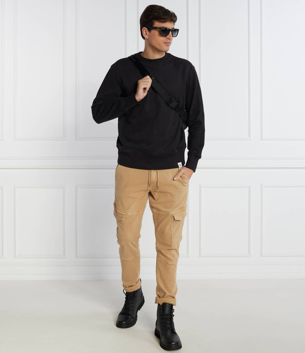 Худи WOVEN TAB CALVIN KLEIN JEANS - черный(J30J324531)