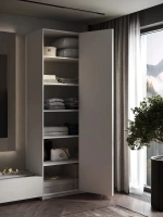 Шкаф Распашной Белый 101х220х52,5 SOHO Push to Move, полки