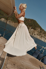 Юбка длинная на завязках wh