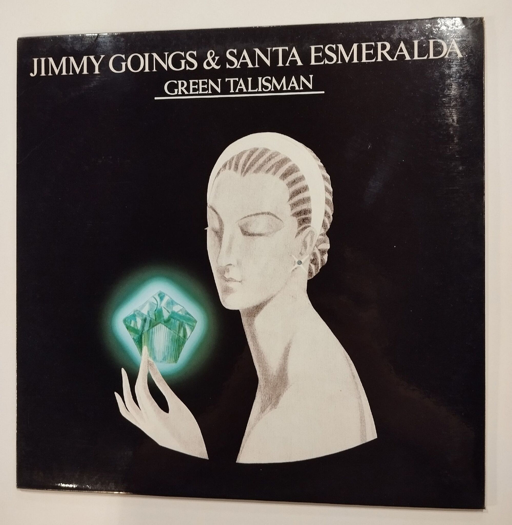 Винтажная виниловая пластинка LP Jimmy Goings and Santa Esmeralda Green Talisman (Italy 1982)