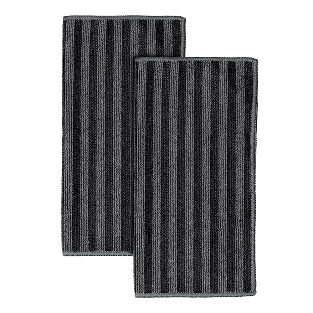 Набор салфеток двухсторонних для сильных загрязнений cozy clean, 30х30 см, темно-серые, 2 шт.