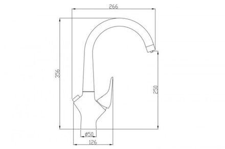 Смеситель Steel Hammer SH 815 SATIN для кухонной мойки