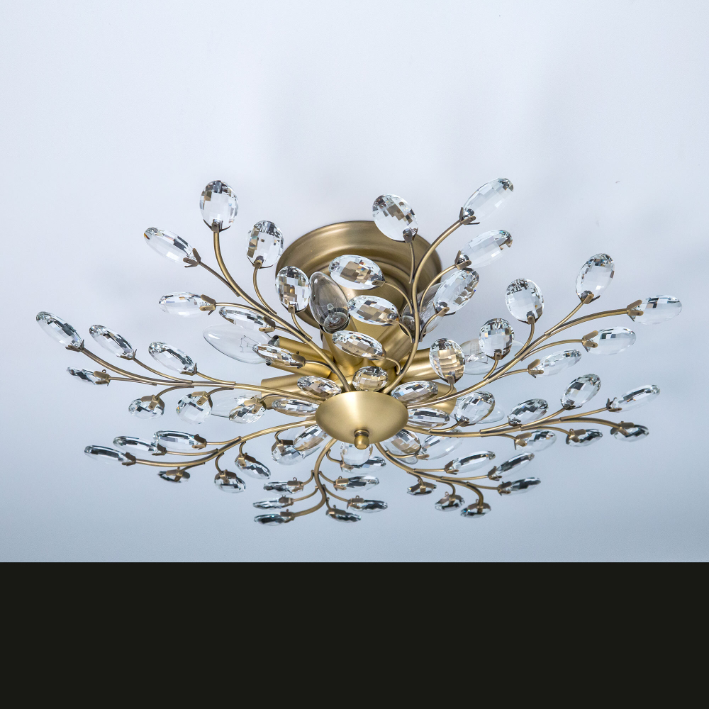 Citilux Серенада CL315183 Люстра хрустальная Бронза