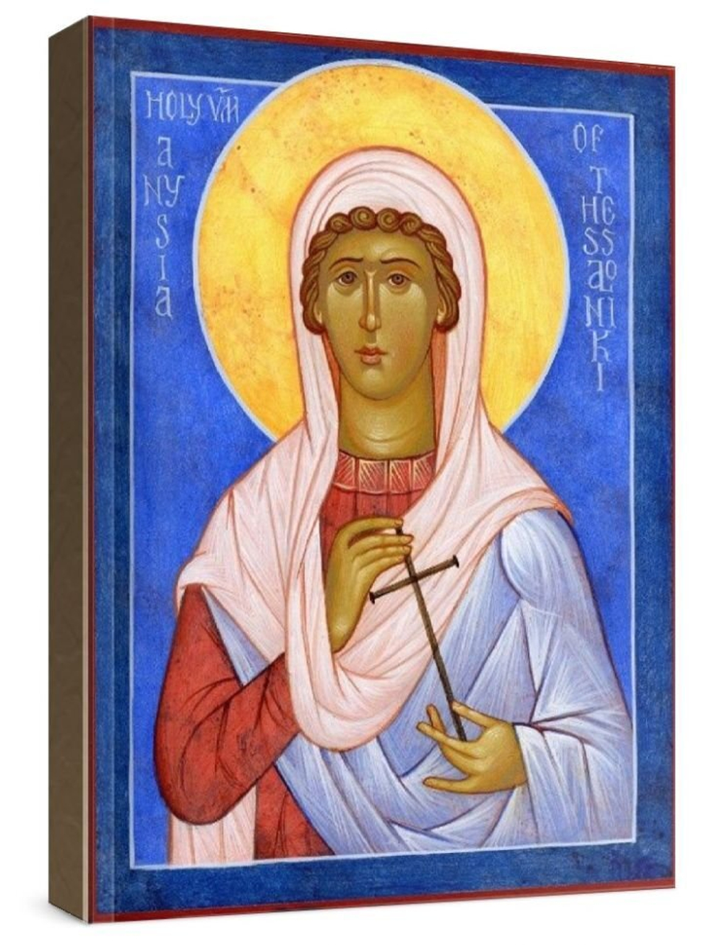 Анисия Солунская (рукописная икона)