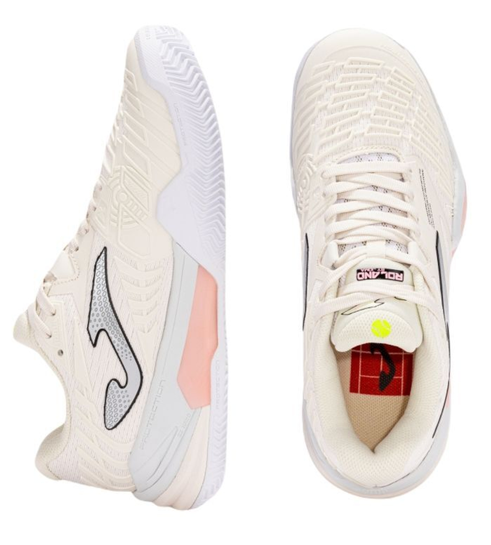 Женские Кроссовки теннисные Joma Roland Lady 2505 Clay - Бежевый