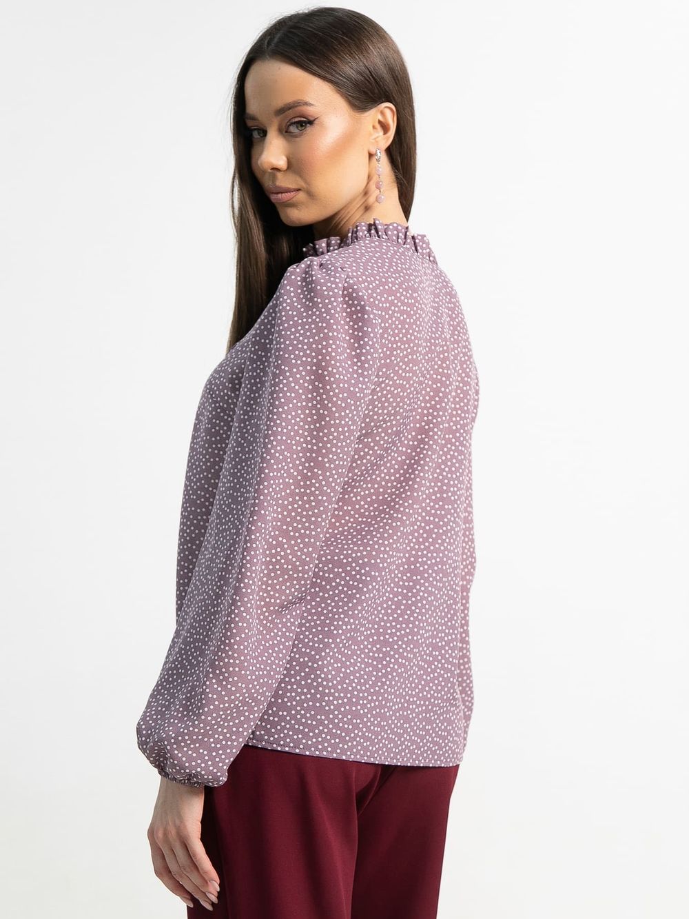 Блуза Анастейша (пыльно-сиреневая) Б15208-18М LT Collection