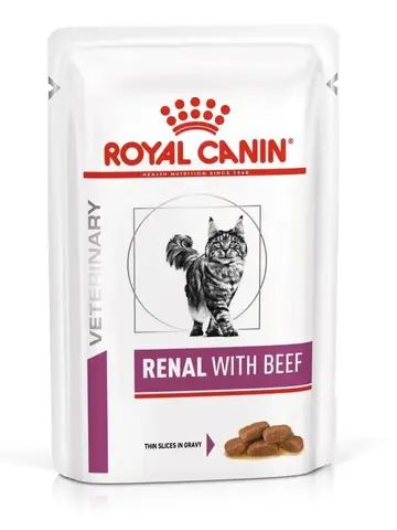 Royal Canin Renal пауч для кошек говядина соус 85г