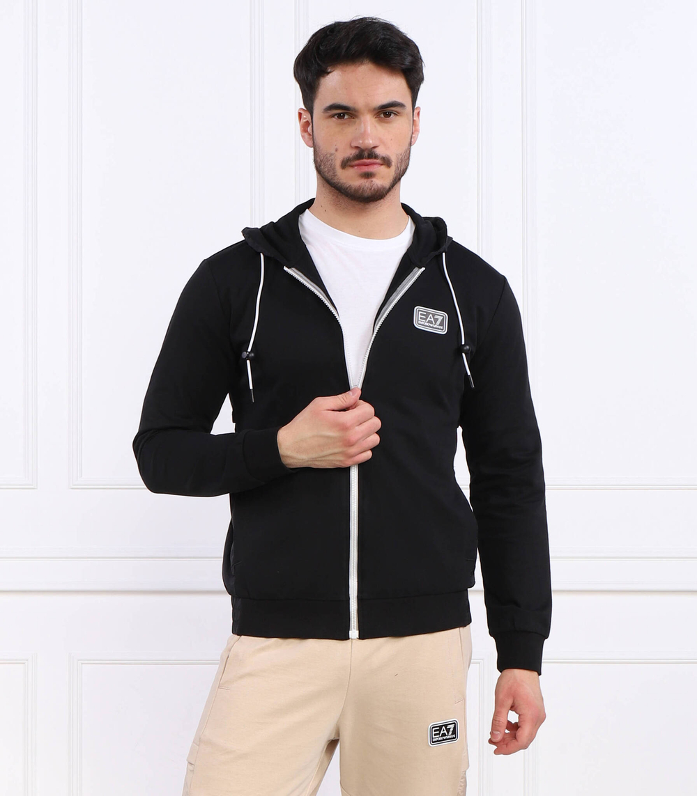 Худи EA7 - черный(3RPM25 PJ05Z)