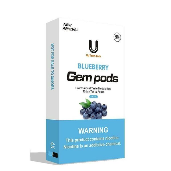 Купить Картриджи для Juul - Gem Pods - Blueberries beads 6,0% (4 шт)