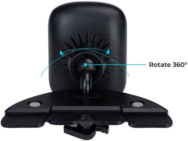Автомобильный держатель Pitaka New MagMount QI CD Slot CMD3001Q (Black