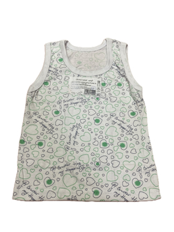 Майка на девочку из набивной кулирки на рост 104 см