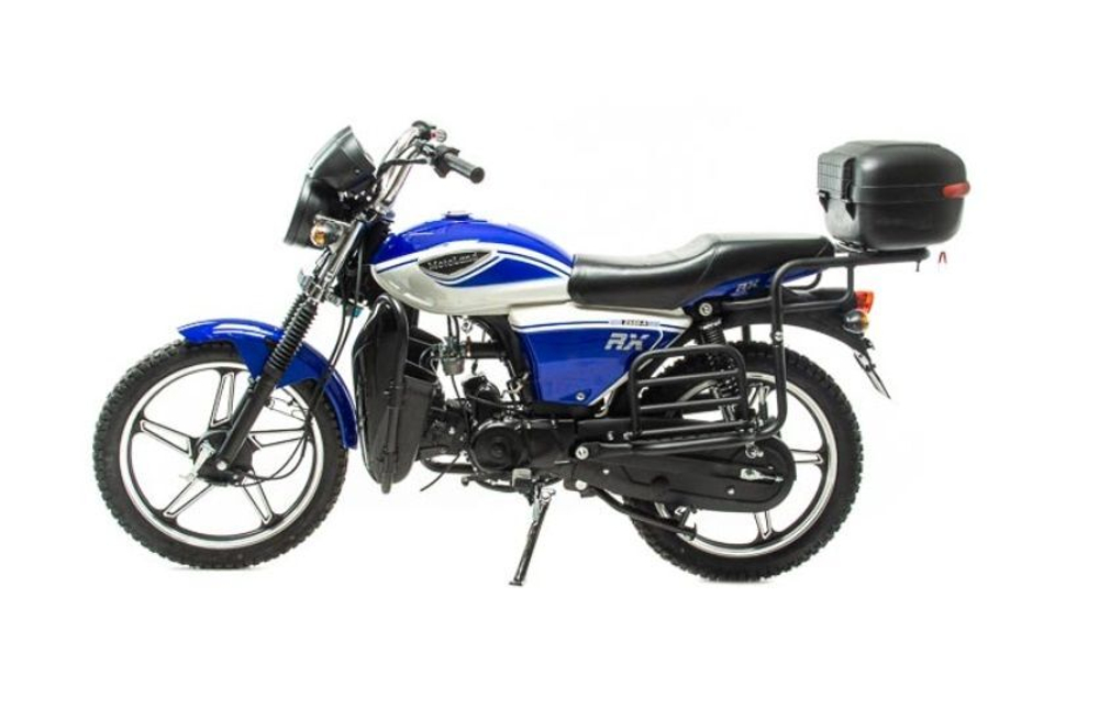 Мопед Motoland Альфа RX LUX 11 синий