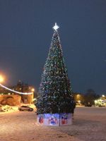 Подиум для Каркасной уличной искусственной елки «Уральская»