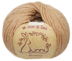 Пряжа Bunny 50г, 200м, 20%пух кролика, 5%меринос, 30%натуральная вискоза, 45%нейлон (цена за 1 шт)