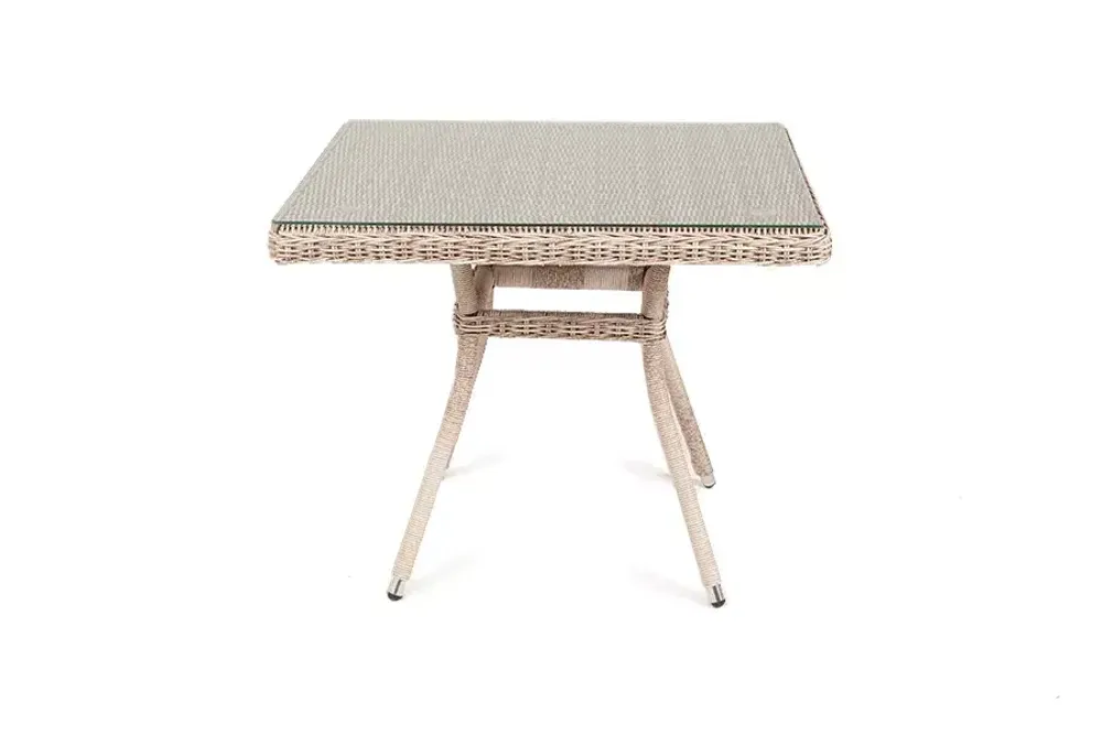 "Айриш" стол плетеный из искусственного ротанга, цвет бежевый