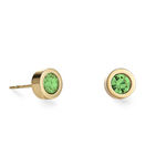 Серьги-пусеты Coeur de Lion Green-Gold 0227/21-0516