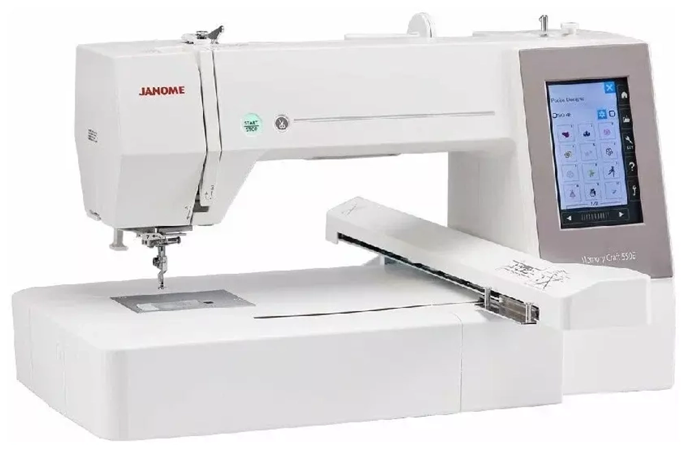 Вышивальная машина Janome Memory Craft 550E белый