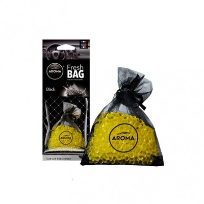 AROMA CAR Полимерный ароматизатор FRESH BAG Black