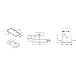 Встраиваемая вытяжка Bosch DLN52AC70