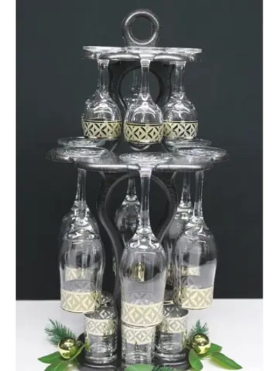 Барный набор 18 предметный с Бокалом