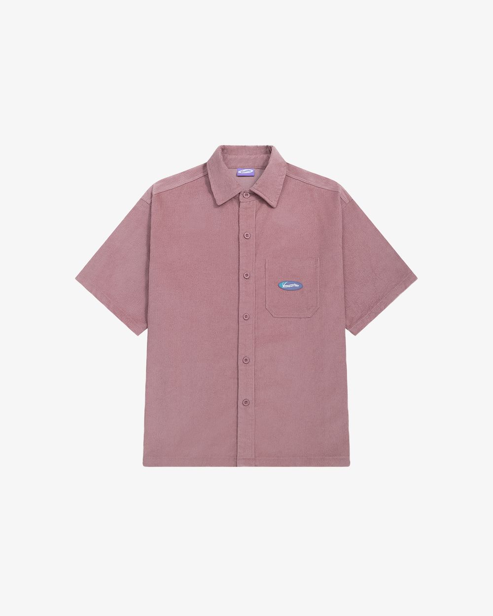 Рубашка Ymkashix Velve Leisure Line пыльно-розовая